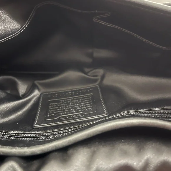 ***Sold*****Coach Y2K Ergo Turn Lock Flap Shoulder Bag Style 11614 Black - Picture 9 of 10